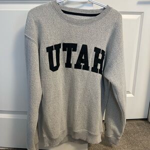 Gray Crew Neck Sweater